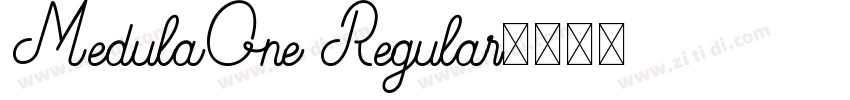 MedulaOne Regular字体转换